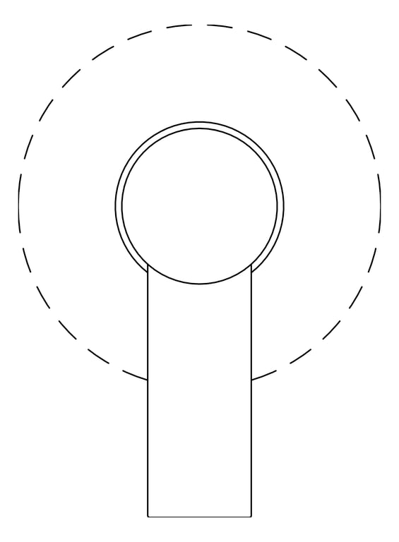 Plan Image of SoapDispenser VanityMount ASI EZFill Battery Standalone