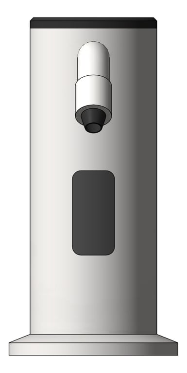 Front Image of SoapDispenser VanityMount ASI Electric TopFill
