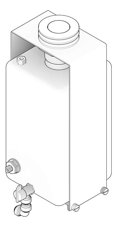 3D Documentation Image of SoapDispenser VanityMount ASI MultiFeed TopFillPort