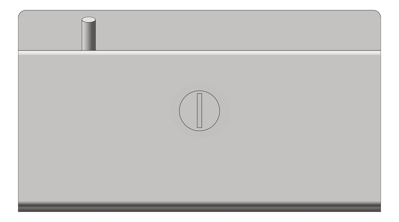 Front Image of AshUrn SurfaceMount ASI Small
