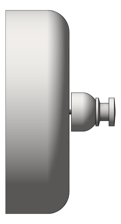 Front Image of ClothesLine SurfaceMount ASI Retractable