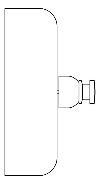 Plan Image of ClothesLine SurfaceMount ASI Retractable