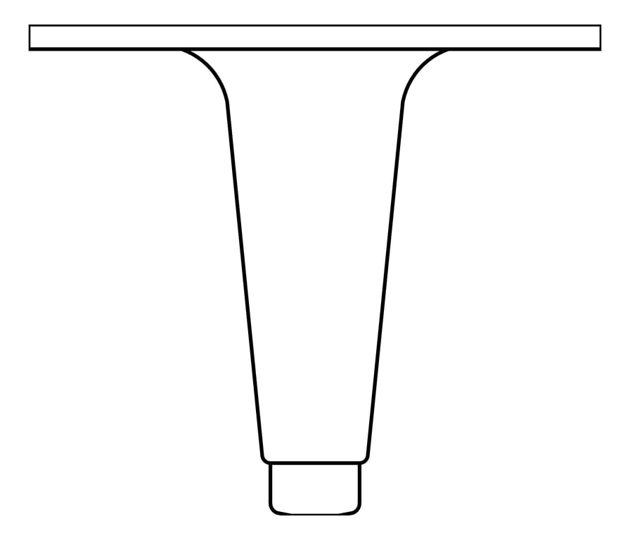 Plan Image of DoorBumper SurfaceMount ASI