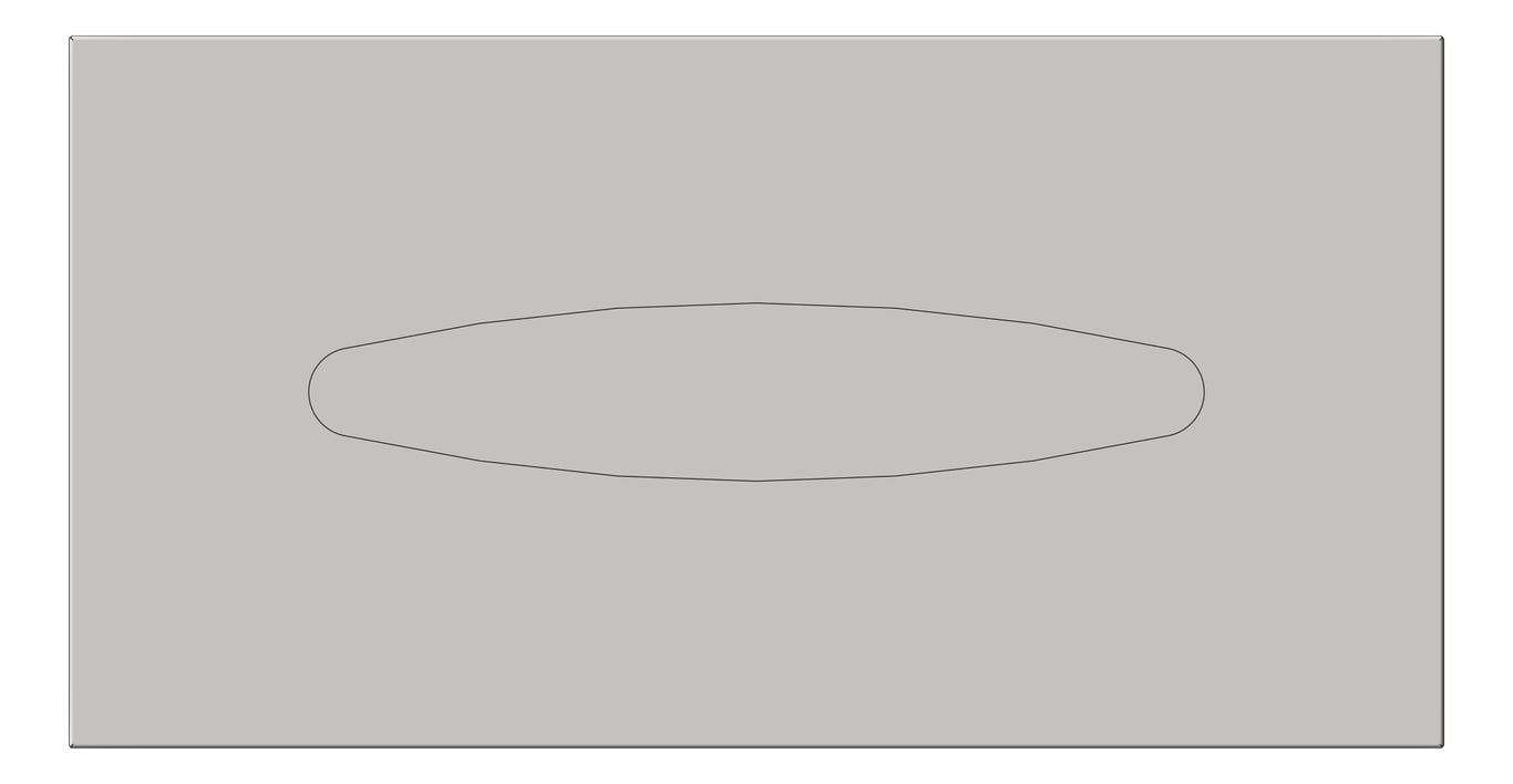 Front Image of FacialTissueDispenser SurfaceMount ASI