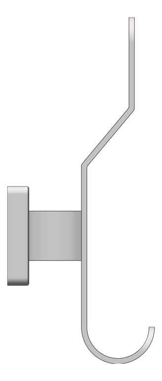 Left Image of HatCoatHook SurfaceMount ASI