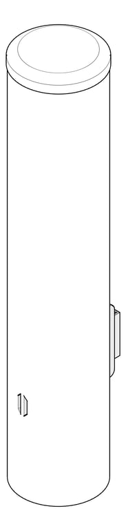 3D Documentation Image of PaperCupDispenser SurfaceMount ASI Round