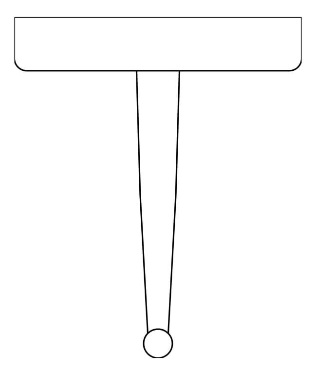 Plan Image of RobeHook SurfaceMount ASI HeavyDuty