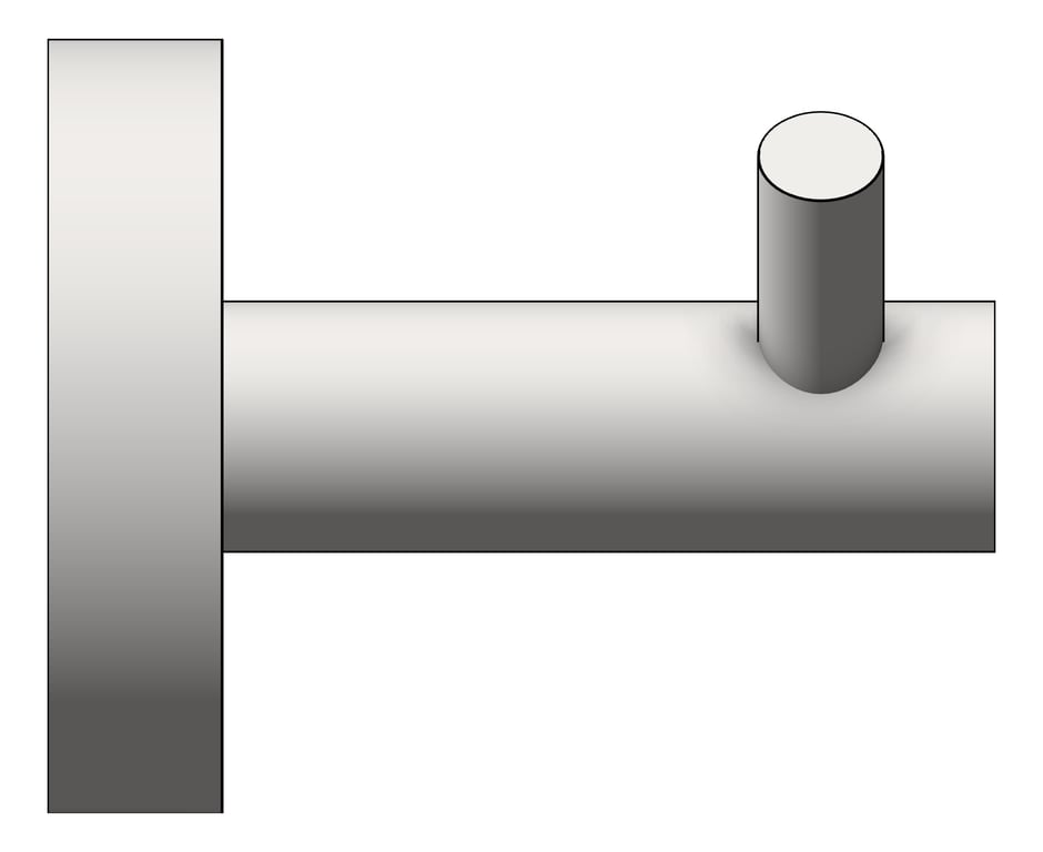 Left Image of RobeHook SurfaceMount ASI