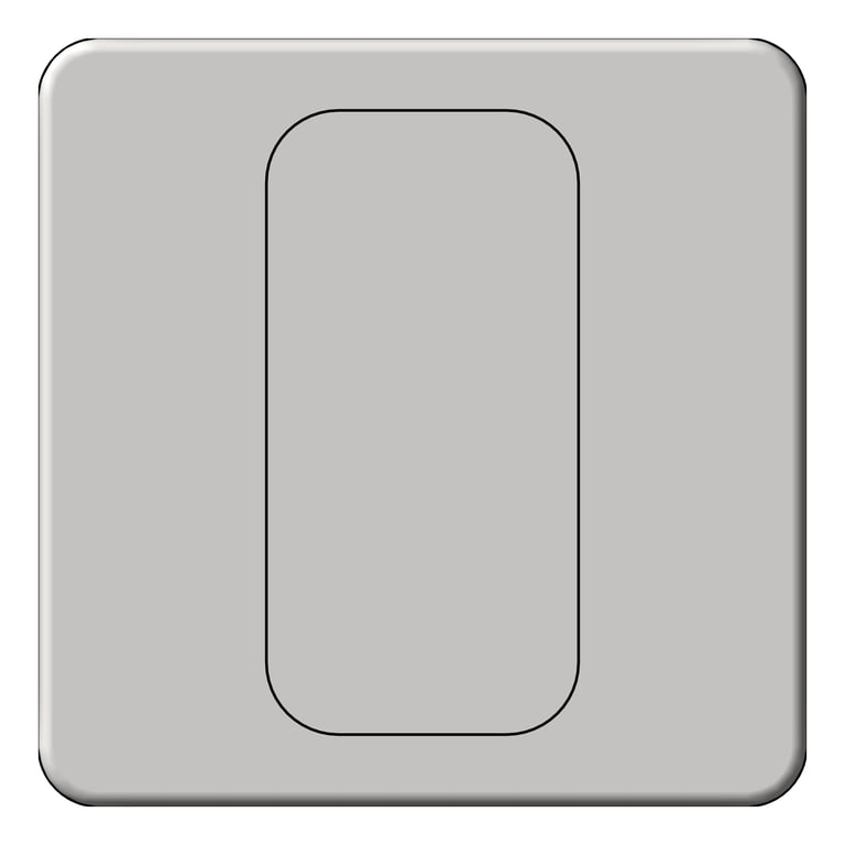 Front Image of RobeHook SurfaceMount ASI Single