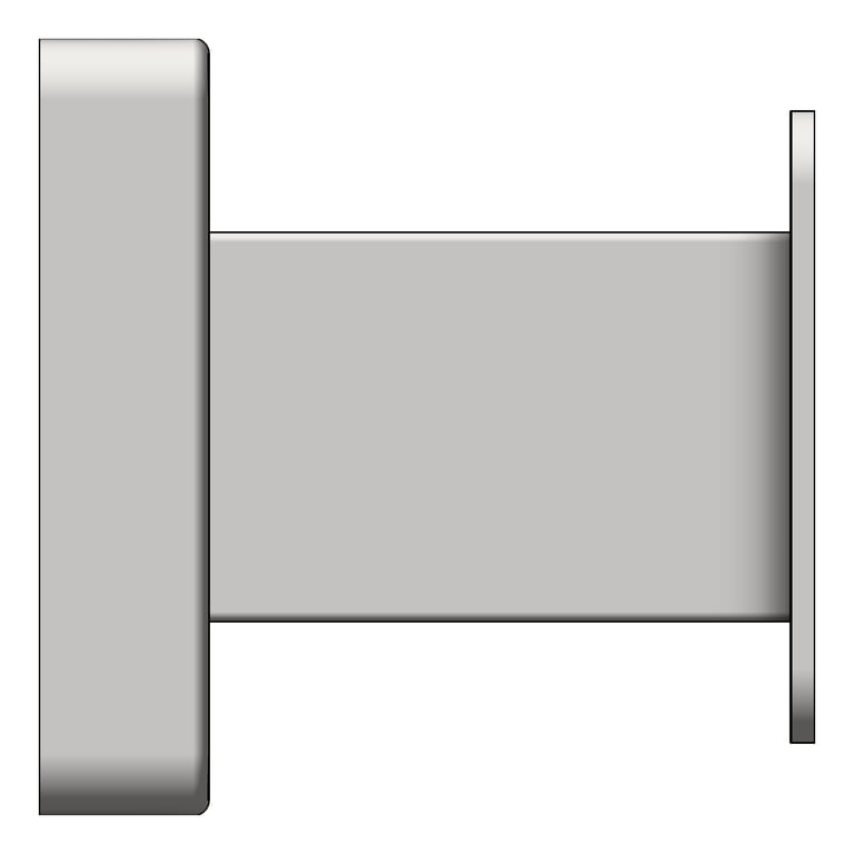 Left Image of RobeHook SurfaceMount ASI Single