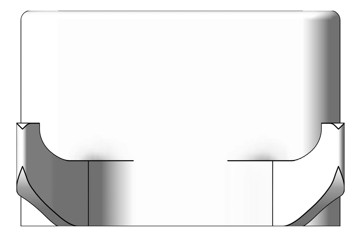 Front Image of RobeHook SurfaceMount ASI Zamak