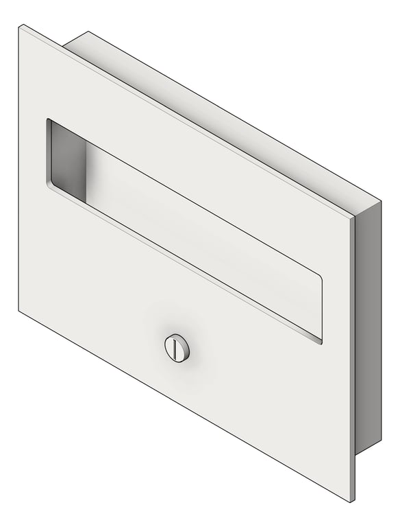 Image of ToiletSeatCoverDispener Recessed ASI Simplicity