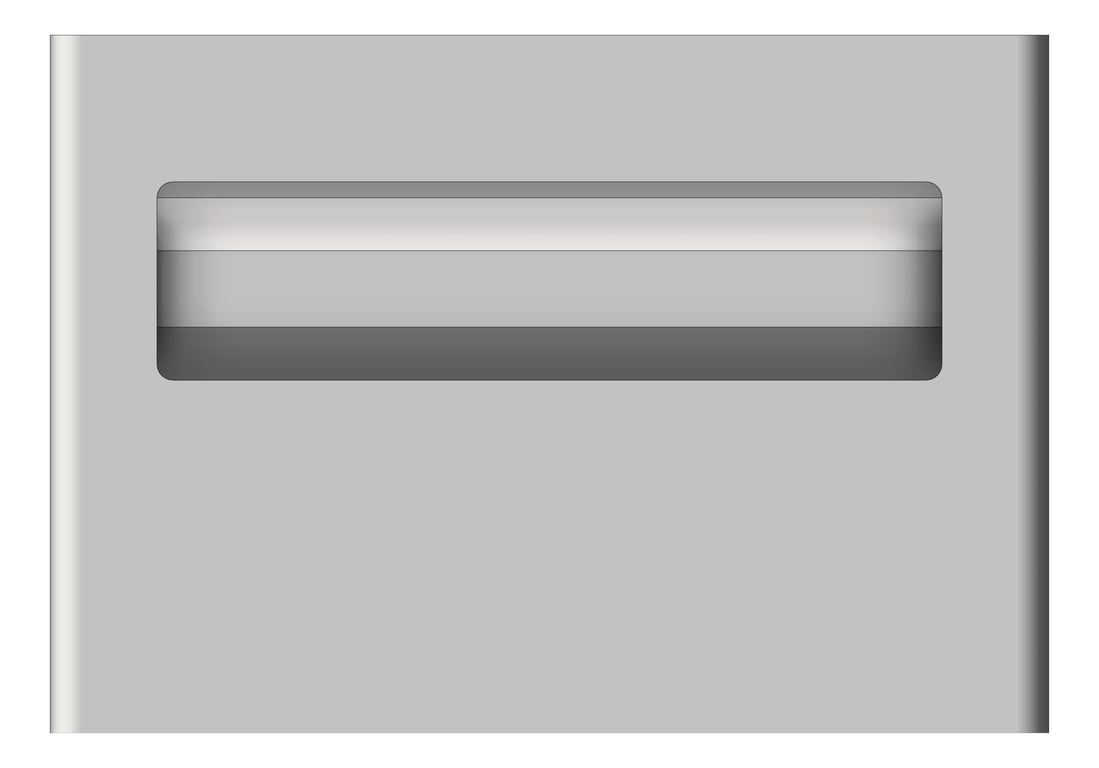 Front Image of ToiletSeatCoverDispenser SurfaceMount ASI Profile