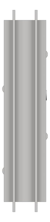 Left Image of ToiletTissueDispenser PartitionMount ASI DualAccess SanitaryDisposal