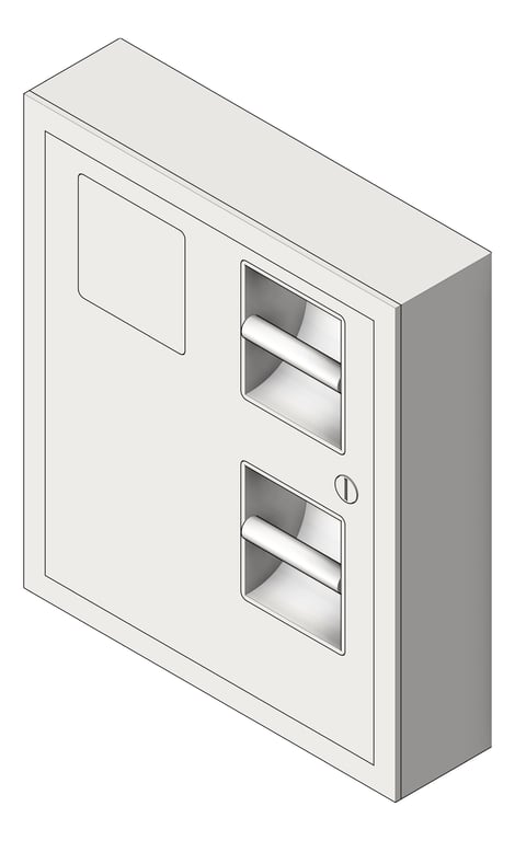 Image of ToiletTissueDispenser SurfaceMount ASI SanitaryDisposal