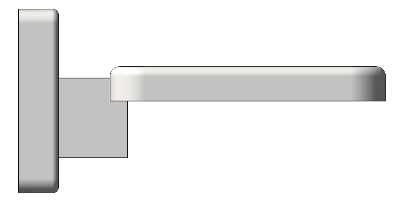 Left Image of ToothbrushHolder SurfaceMount ASI Tumbler