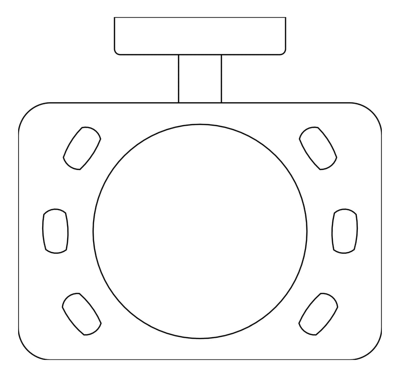 Plan Image of ToothbrushHolder SurfaceMount ASI Tumbler