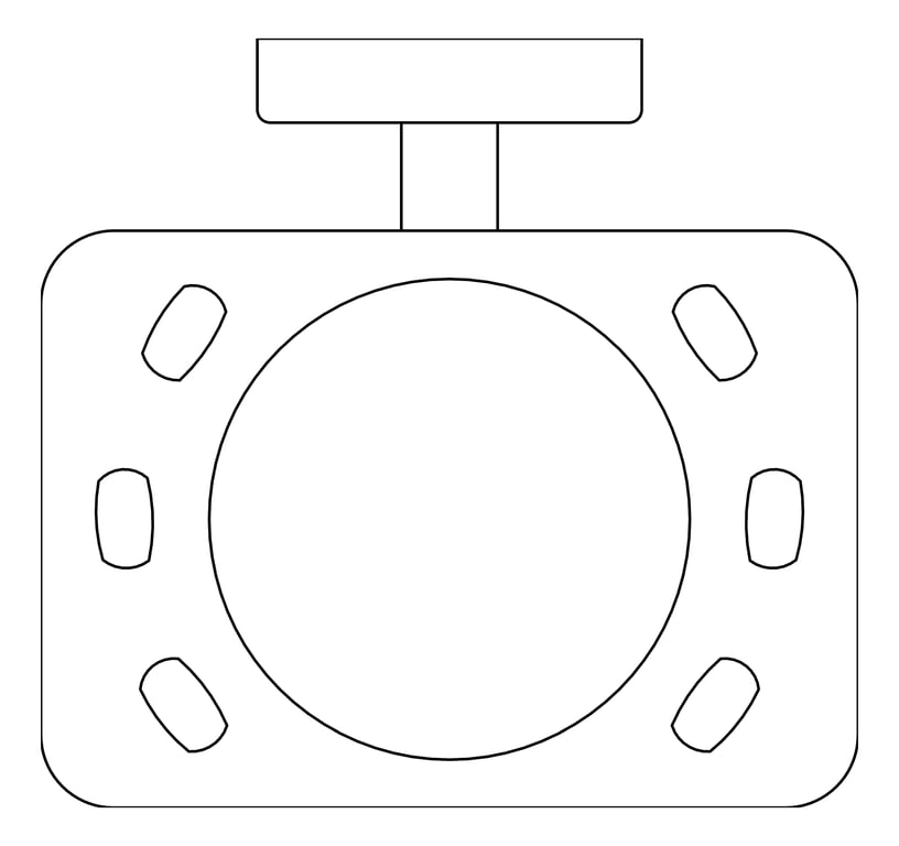 Plan Image of ToothbrushHolder SurfaceMount ASI Tumbler