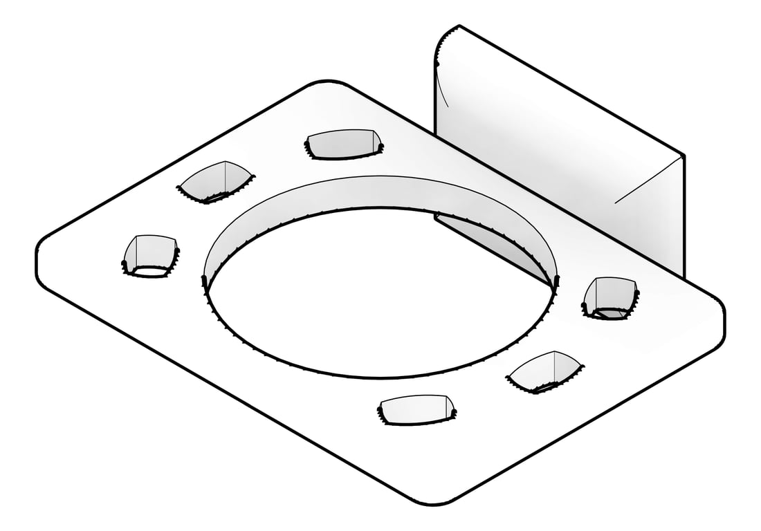 3D Documentation Image of ToothbrushHolder SurfaceMount ASI Zamak Tumbler