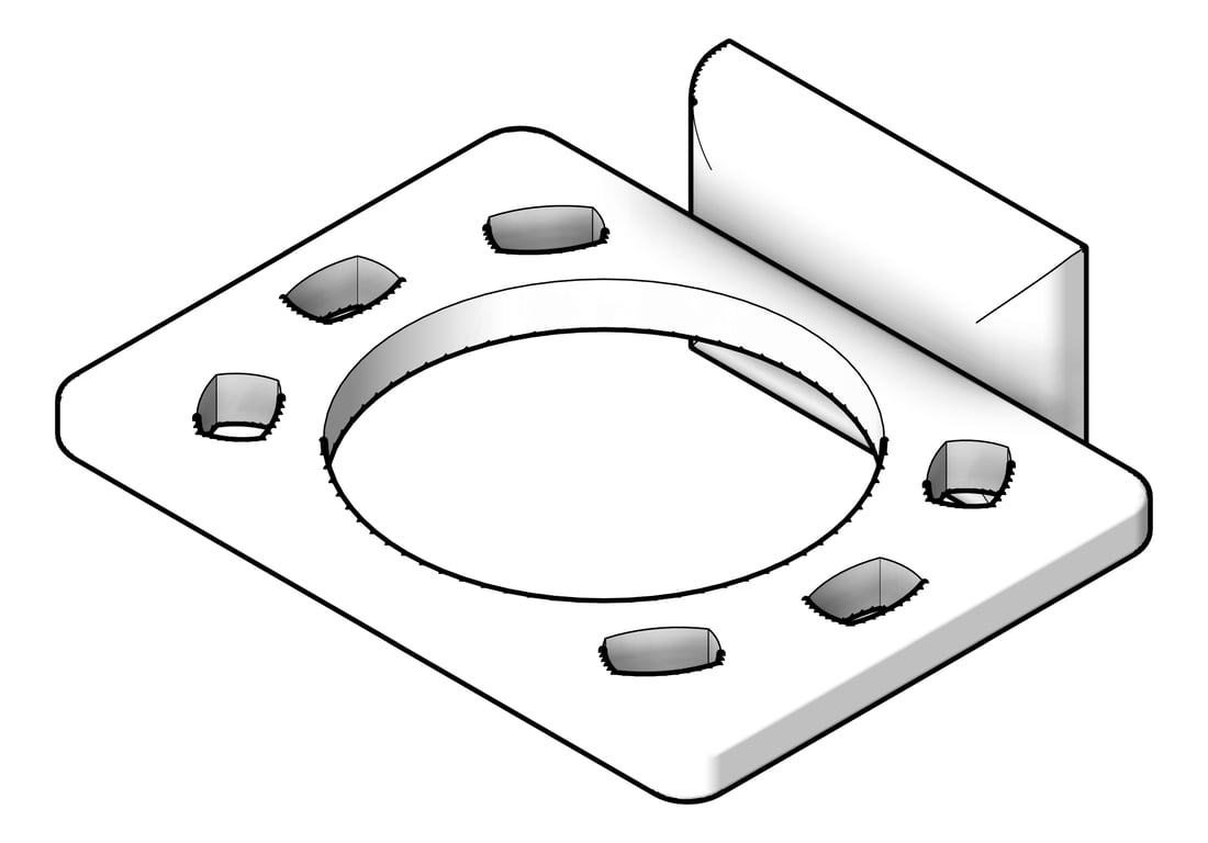 Image of ToothbrushHolder SurfaceMount ASI Zamak Tumbler