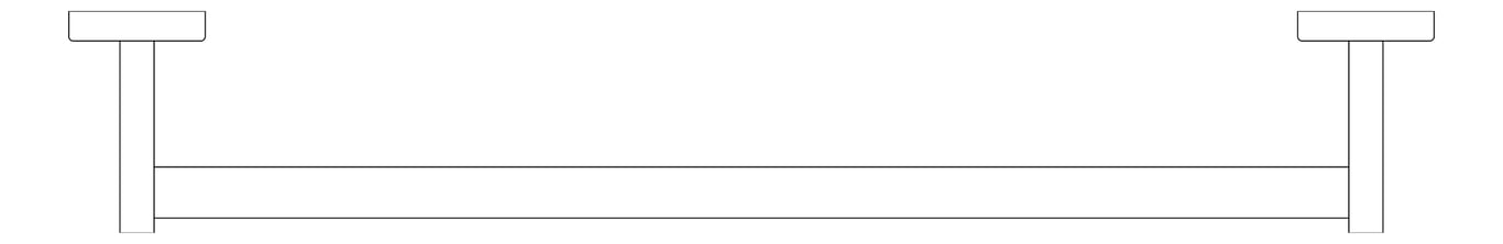 Plan Image of TowelBar SurfaceMount ASI Square