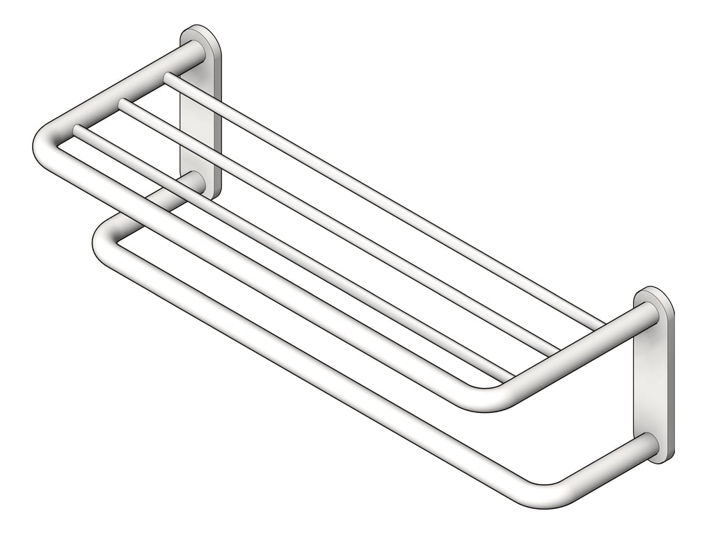 Image of TowelShelf SurfaceMount ASI DryingRod