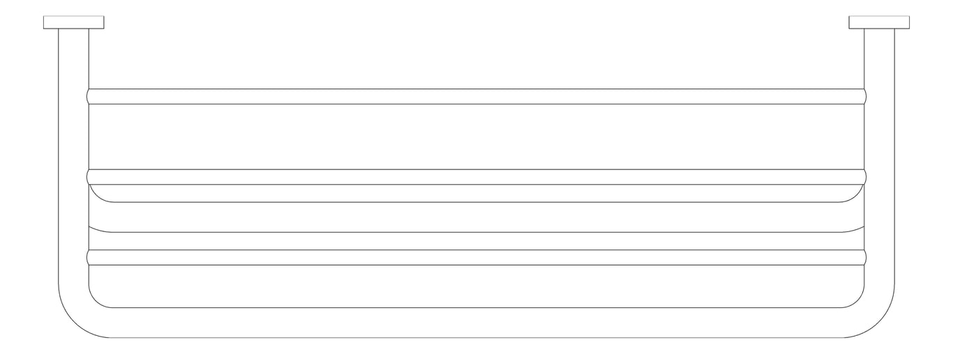 Plan Image of TowelShelf SurfaceMount ASI DryingRod