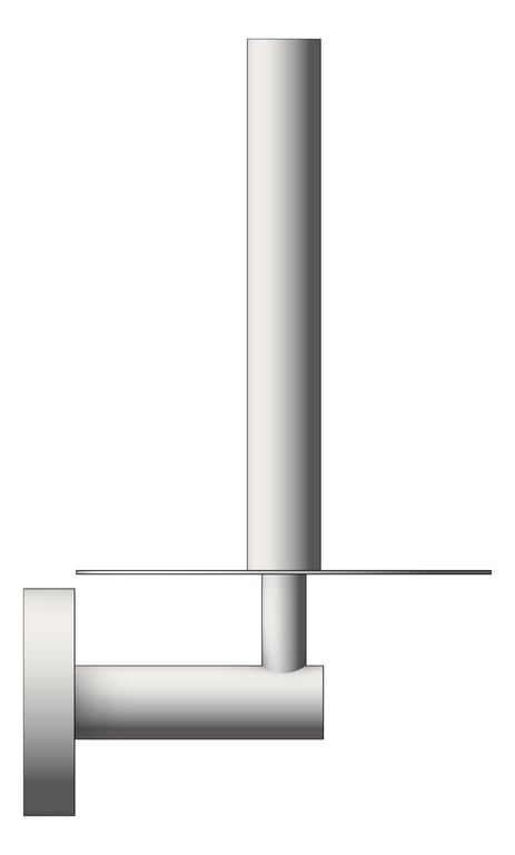 Left Image of ToiletRollHolder SurfaceMount ASI Vertical