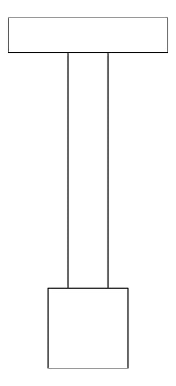 Plan Image of ToiletRollHolder SurfaceMount ASI Vertical Square