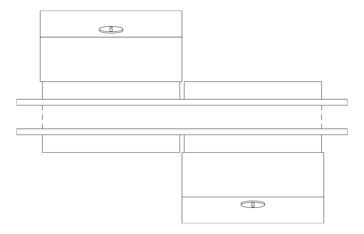 Plan Image of ToiletTissueDispenser PartitionMount ASI Single HideARoll