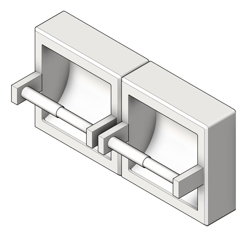 Image of ToiletTissueDispenser SurfaceMount ASI Double