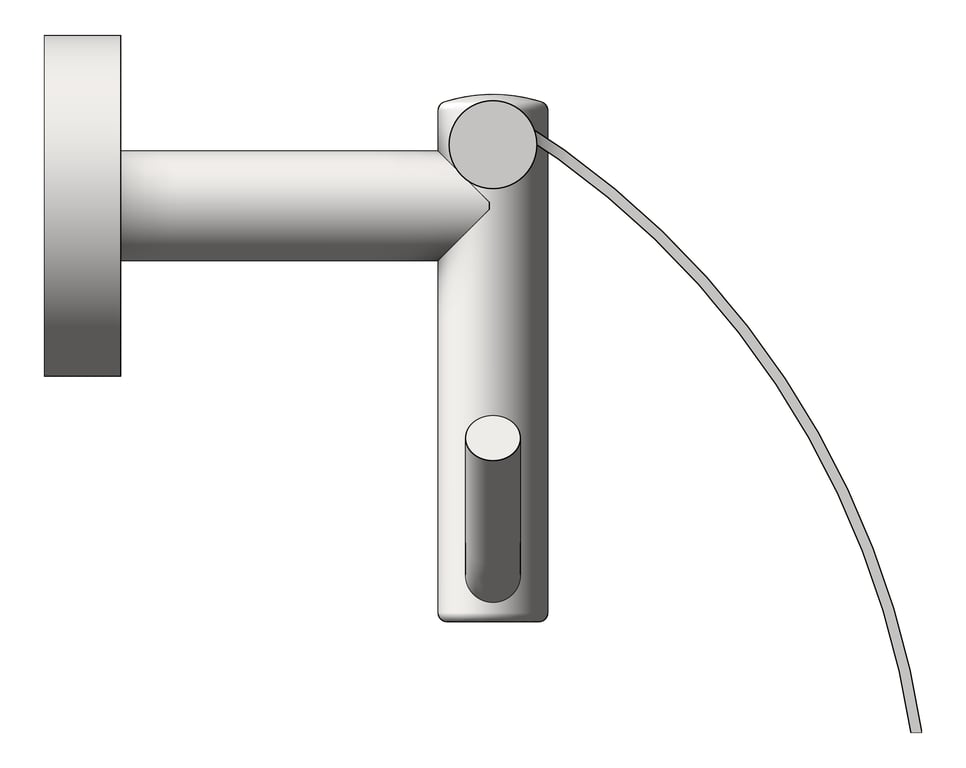 Left Image of ToiletTissueDispenser SurfaceMount ASI Double BailType