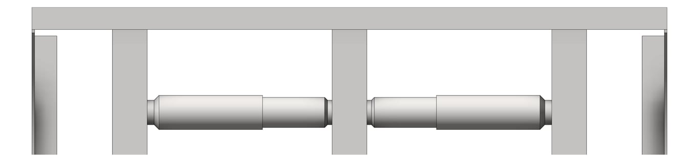 Front Image of ToiletTissueDispenser SurfaceMount ASI Double Shelf