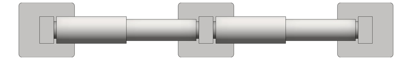 Front Image of ToiletTissueDispenser SurfaceMount ASI Double Square