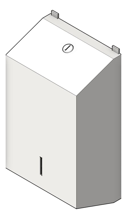 ToiletTissueDispenser SurfaceMount ASI FoldedTissue
