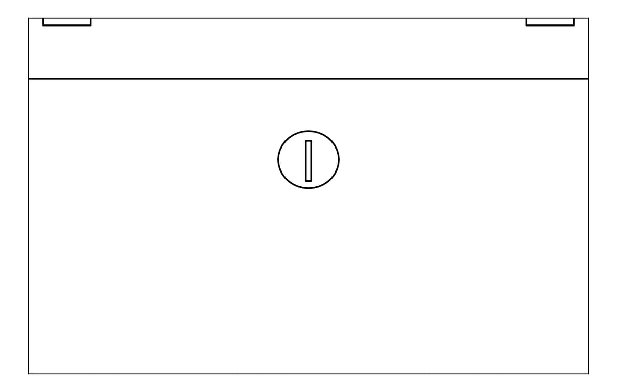 Plan Image of ToiletTissueDispenser SurfaceMount ASI FoldedTissue