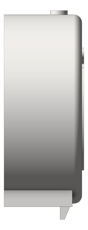 Left Image of ToiletTissueDispenser SurfaceMount ASI JumboRoll Twin LowProfile