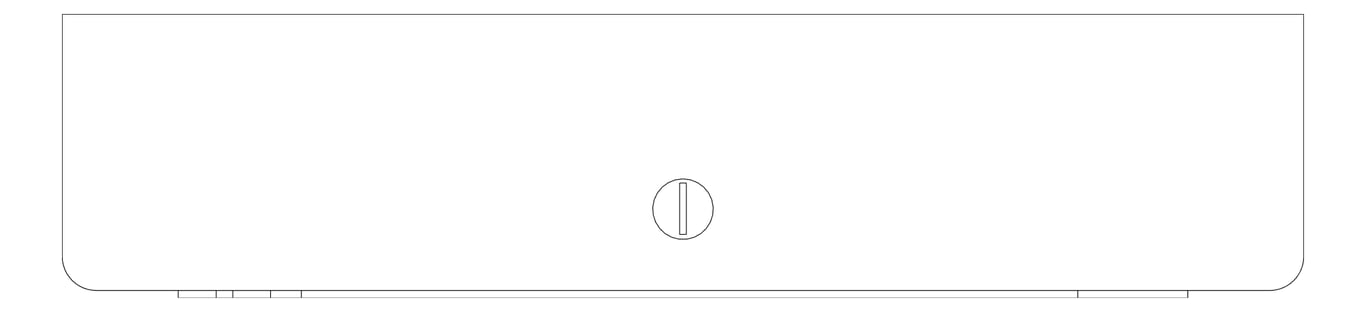 Plan Image of ToiletTissueDispenser SurfaceMount ASI JumboRoll Twin LowProfile