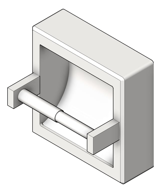 Image of ToiletTissueDispenser SurfaceMount ASI Single