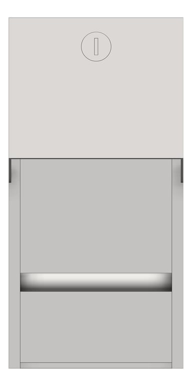 Front Image of ToiletTissueDispenser SurfaceMount ASI Single HideARoll