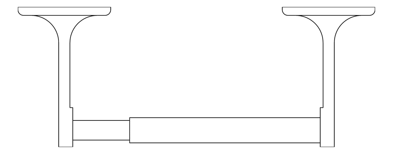 Plan Image of ToiletTissueDispenser SurfaceMount ASI Single Zamak