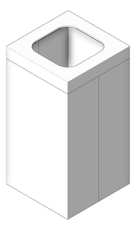 Image of WasteReceptacle Freestanding ASI