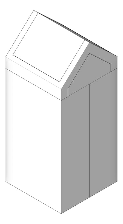 Image of WasteReceptacle Freestanding ASI DualSwing