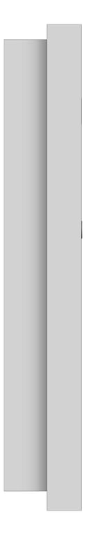 Left Image of WasteReceptacle SemiRecessed ASI Simplicity 4Gal