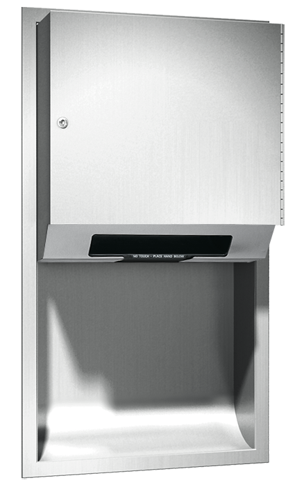 645224A Image of RollPaperDispenser Recessed ASI Simplicity NonCabinet Battery