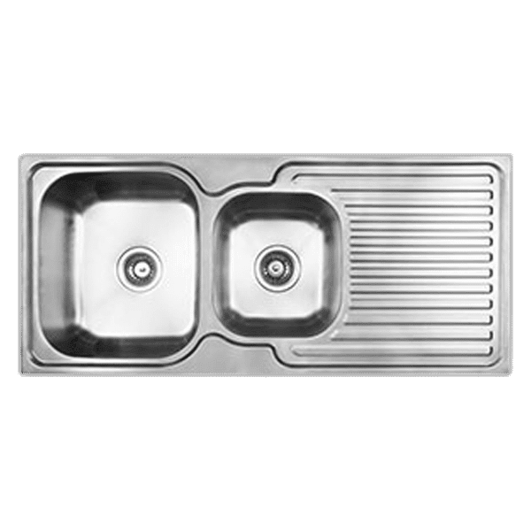 EN175L.png Image of Sink Kitchen Abey Entry OneAndThreeQuarterBowl RHS Inset