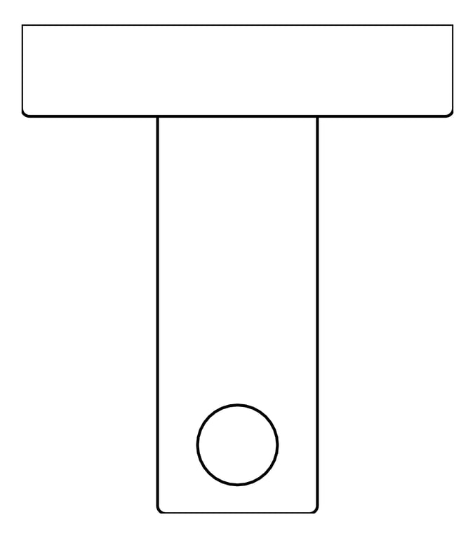 Plan Image of RobeHook Single Abey Poco