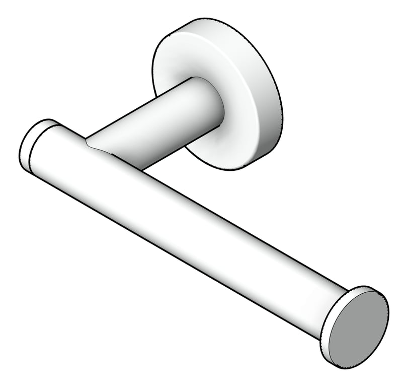ToiletRollHolder Surface Abey Poco