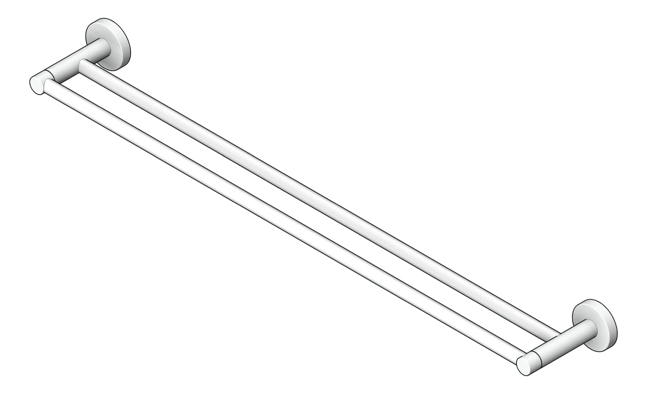 TowelRail Double Abey Poco 760
