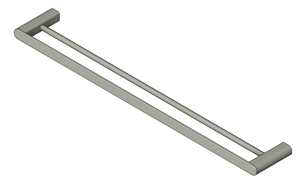 TowelRail SurfaceMount Abey Vela Double